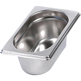 Гастроемкость LUXSTAHL нерж.сталь, GN 1/9, 17,6х10,9х10см , (га28)