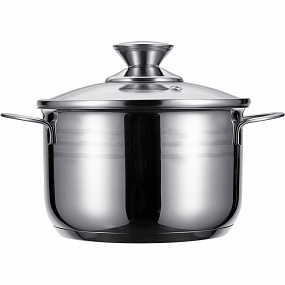 Кастрюля со стек. кр. 2л; 16х10см Linea BIMBO vitro 93-BIMv-06