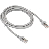 Патч-корд ExeGate UTP-RJ45-RJ45-5e-2M-LSZH-GY, cat.5e, 2м,сер <EX286383RUS
