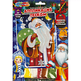 Аппликация из песка НГ дед мороз 17x23см наб  МУЛЬТИ АРТ SANDGL-120632(100)