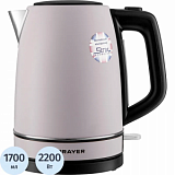Чайник BRAYER 1082BR,электрический,2200 Вт,1,7л,стальн.корп, VNQ by STRIX