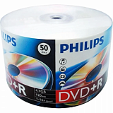 Носители информации DVD+R Philips (DR4S6U50F/97)4.7 Gb, 16x, Bulk 50шт/уп