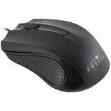 Мышь компьютерная Oklick 225M черный оптическая (1200dpi) USB (2but)