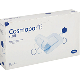 Повязка самоклеящ. стер п/операц. 20см х 10см,COSMOPOR, 25 шт/уп