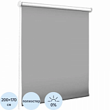 Рулонная штора SKR, Blackout, LUX 200x170 графит