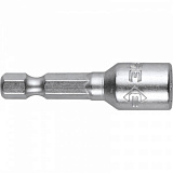 Бита с торцевой головкой ЗУБР магнит. 1/4'',Cr-V, 8х45мм, 2шт.(26392-08-02)