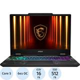 Ноутбук MSI B2RWEKG-272XRU(9S7-15Q342-272)Core 5-210H/16Gb/512/RTX/15.6/DOS