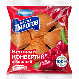 Слойка венский конвертик вишня 70 гр  Мастер Пирогов Колом