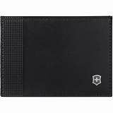 Визитница VICTORINOX Altius Alox с защ  RFID, черн,натур кожа,8x1x10,611580