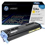 Картридж лазерный HP 124A Q6002A жел. для CLJ 1600/ 2600