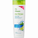 Шампунь бальзам SYNERGETIC Против перхоти 2 в 1 HAIR THERAPY 400мл