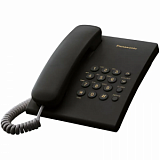 Телефон проводной Panasonic KX-TS2350RUB черный