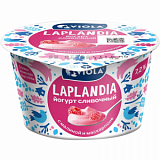Йогурт 'Сливочный' Laplandia с малиной и сыром 'Маскарпоне' 7,2% 180г