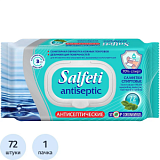 Салфетки влажные Salfeti №72 антисептические спиртовые 72шт/уп