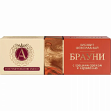 Десерт А.РОСТАГРОКОМПЛЕКС Брауни с грецким орехом и карамелью 40г
