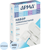 Набор лейкопластырей Универсальный Light, АРМА 20 наб/уп (20 наб по 20 шт)