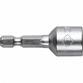 Бита с торцевой головкой ЗУБР магнит. 1/4'',Cr-V, 10х45мм,2шт.(26392-10-02)