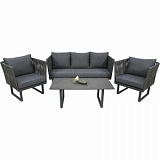 Набор мебели BELK_ Стелла GS001 Garden story  антрацит, серый