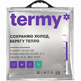 Термопакет ПРО_42х45 Мет/ВПП/Мет Черная_Круглая ручка_Терми