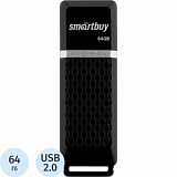 Флеш-память SmartBuy UFD 2.0 064GB Quartz series Black (SB64GBQZ-K)