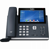 IP-телефон Yealink SIP-T48U, цв экран, 2 USB, 16 аккаун., PoE, GigE, без БП