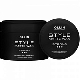 Воск матовый OLLIN STYLE для волос сильной фиксации 50г