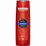 Гель для душа OLD SPICE гель д/душа+шампунь 3в1 Captain 400мл