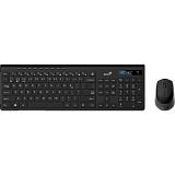 Набор клавиатура+мышь Genius SlimStar 8230, беспроводной, черный