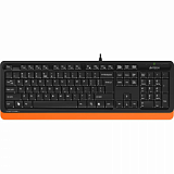 Клавиатура A4Tech Fstyler FK10 черный/оранжевый USB