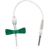 Игла-бабочка 21G 10см зел. с луер-адапт. VACUETTE Safety 450083V1 90шт/уп