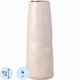 Ваза 13,6x13,9x37,5см цвет: пудровый, 374-146