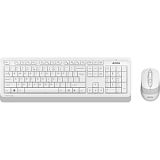 Набор клавиатура+мышь A4Tech Fstyler FG1010 белый/серый USB беспроводная