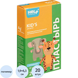 Пластырь (набор) детский 19х63, №20, HELP