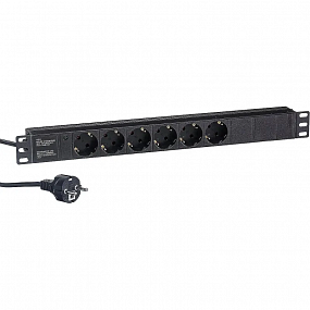 Блок розеток ExeGate ServerPro PDU-19H603 Al-6S-EU2.5CU EX280828RUS