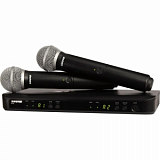 Радиосистема Shure BLX288E/PG58-M17,2-х канальн, с двумя ручн передатчиками