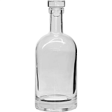 Графин бутылка  0,5 л Bottle с стекл. пробкой d 8,3 см h21,2 см 24 шт/уп