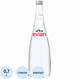 Вода минеральная Evian,негаз. ст/бут, 0,75 л