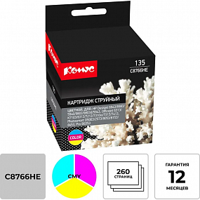 Картридж струйный Комус 135 C8766HE цв. для HP DJ D4163, OJK7103