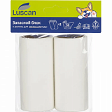 Ролик для чистки одежды Luscan запасной блок 2 х 50 л