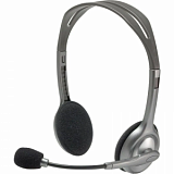 Гарнитура Logitech Stereo Headset H110 Silver [981-000459