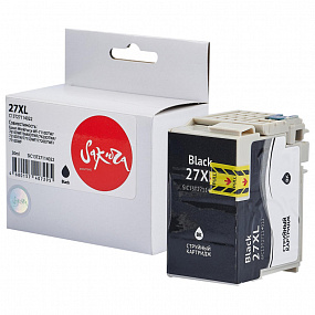 Картридж струйный Sakura C13T27114022 27XL BK пиг.чер. для Epson WF-7110DTW