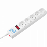 Сетевой фильтр Power Cube B 0,5 м 5 роз. белый 10А/2,2кВт(SPG-B-0,5М-WHITE)