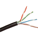 Кабель ExeGate UTP4-C5e-CU-S24-OUT-PE-BK-305-FLUKE UTP