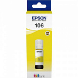 Чернила Epson 106 T00R4 C13T00R440 же лтый для L7160/L7180