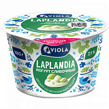 Йогурт сливоч Laplandia с наполнитит 'Десерт со вкусом фисташки' 7,1% 180г