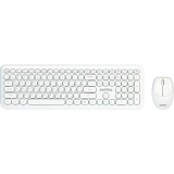 Набор клавиатура+мышь Smartbuy мультимедийный, белый (SBC-666395AG-W)