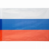 Флаг РФ 300х200 см, уличный, флажная сетка
