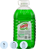 Средство для мытья посуды Velly light зеленое яблоко, 5кг
