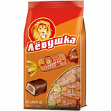 Конфеты шоколадные Левушка с мягкой карамелью Славянка 199г