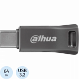 Флеш-память Dahua 64 Гб, USB3.2 Gen1 Type A и Type C DHI-USB-P639-32-64GB